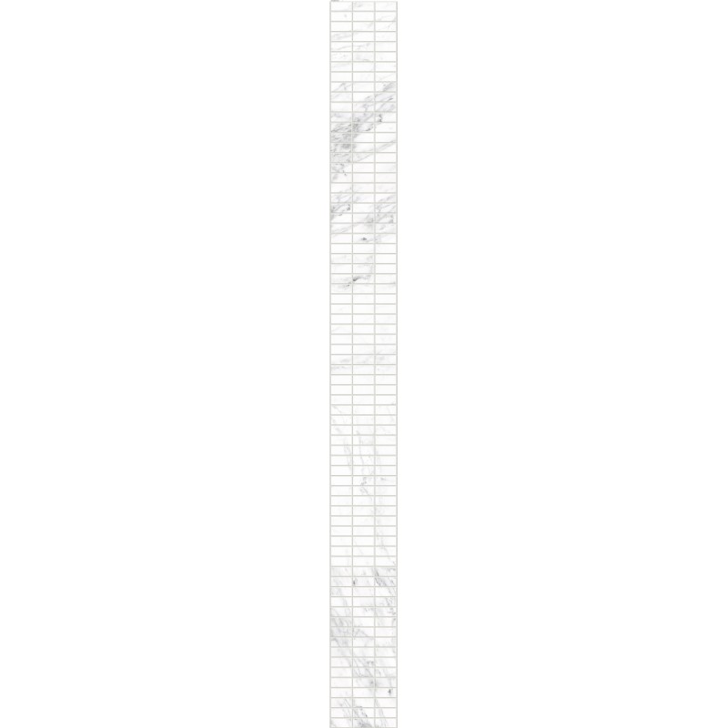 Панель ПВХ с цифровой печатью "Мрамор Белый Максимо" 2700x250x9 мм