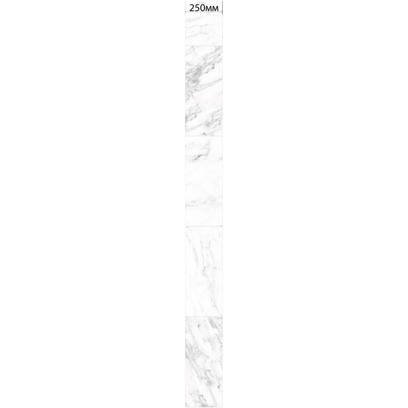 Панель ПВХ с цифровой печатью "Мрамор Белый" 2700x250x9 мм