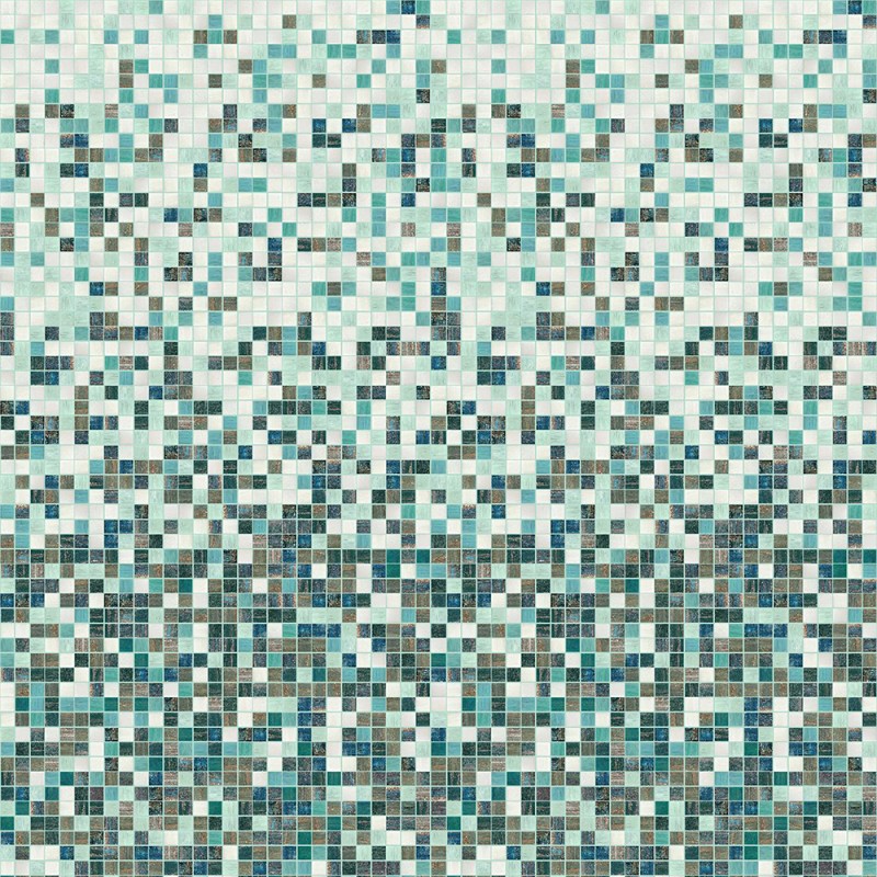 Панель ПВХ с цифровой печатью Мозаика Малахит фон 2700x250x9 мм