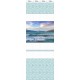 Комплект панелей ПВХ с цифровой печатью "Море" вставка 2700x250x9 мм, 4 шт