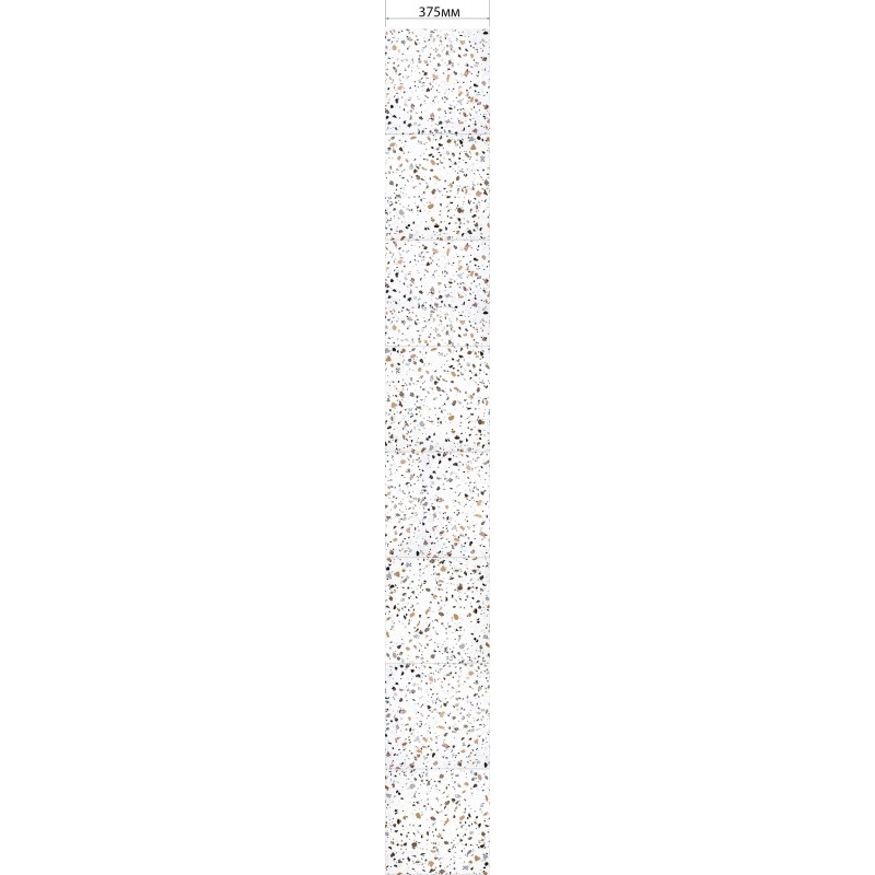Панель ПВХ с цифровой печатью "Терраццо Светлый" 2700x375x9 мм