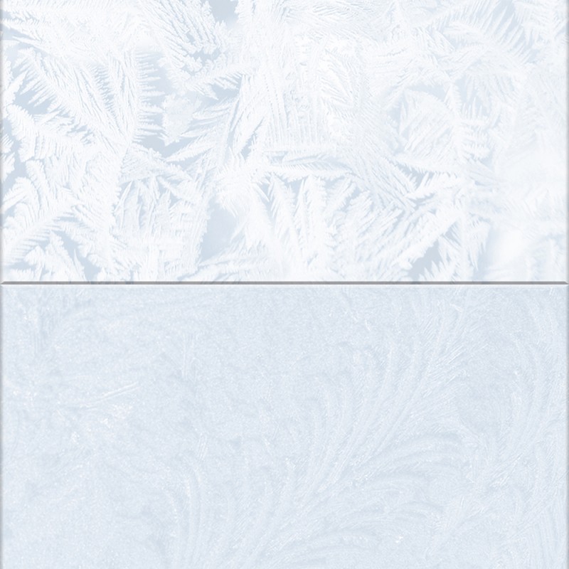 Панель ПВХ с цифровой печатью "Зимние Узоры" фон 2700x250x9 мм