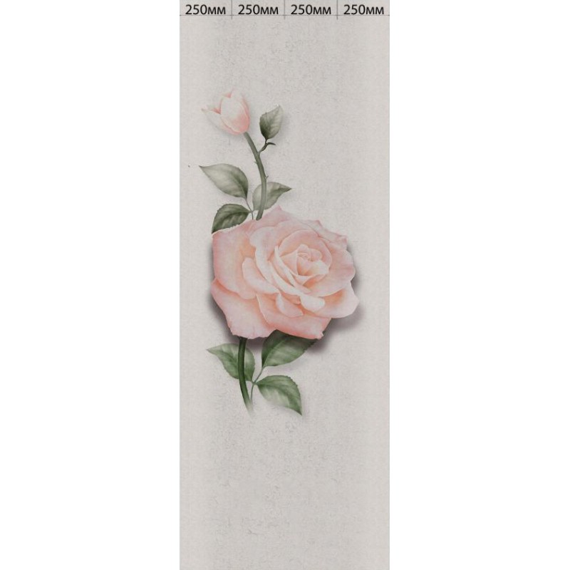 Комплект ламинированных панелей ПВХ с цифровой печатью "Орхидея Классик - Версаль 1" Панно 2700x250x9 мм, 4 шт