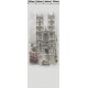 Комплект ламинированных панелей ПВХ с цифровой печатью "Лён Песочный - Нотр-Дам" Панно 2700x250x9 мм, 4 шт