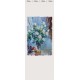 Комплект ламинированных панелей ПВХ с цифровой печатью "Белый Бархат - Белые Розы" вставка 2700x250x9 мм, 4 шт