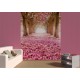 Ламинированная панель ПВХ "Цветок Розовый" 2700x250x9 мм